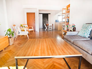 Reforma de un departamento, Ba75 Atelier de Arquitectura Ba75 Atelier de Arquitectura Living room