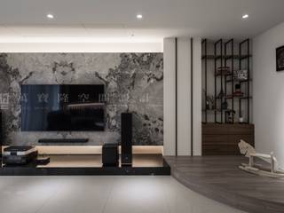【永大居│電梯豪邸】, SING萬寶隆空間設計 SING萬寶隆空間設計 Living room