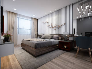 Thiết kế nội thất căn hộ chị Đào - kingston Phú Nhuận, AN PHÚ DESIGN & BUILD AN PHÚ DESIGN & BUILD
