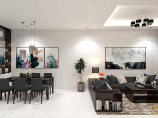 Thiết kế nội thất căn hộ anh Tuấn Canary Bình Dương, AN PHÚ DESIGN & BUILD AN PHÚ DESIGN & BUILD