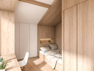 INNOVATIVE NEUGESTALTUNG - Modernes Innenraumdesign, SNOW ARCHITEKTUR SNOW ARCHITEKTUR Dormitorios infantiles de estilo moderno