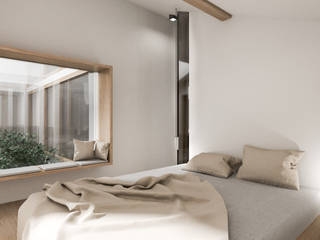 INNOVATIVE NEUGESTALTUNG - Modernes Innenraumdesign, SNOW ARCHITEKTUR SNOW ARCHITEKTUR Moderne Schlafzimmer