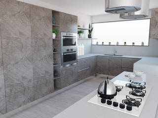 Cocinas que inspiran, Arquydesign Arquydesign Bếp xây sẵn Cục đá