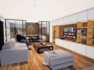 Clavijero 32, Arquitectos M253 Arquitectos M253 Modern living room