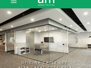 Oficinas Alfa Laval Bogota, am Arquitectos am Arquitectos Espacios comerciales