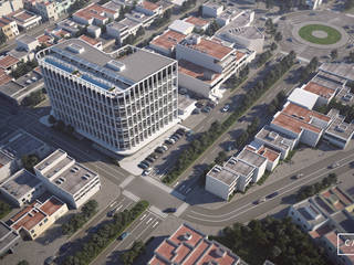 Departamento Nuevo en Torre Cauda Residences, Jardines del Bosque, Guadalajara, Inmobiliaria Punto 30 Inmobiliaria Punto 30 Casas modernas