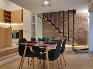 REFORMA INTEGRAL PAU ALSINA , Renova-T Renova-T Dining room لکڑی Wood effect