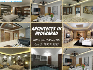 Walls Asia | Architects In Hyderabad, Walls Asia Architects and Engineers Walls Asia Architects and Engineers Dormitorios pequeños