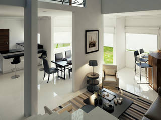 Casa Esmeralda, Render Design Render Design Moderne Wohnzimmer Tonwaren