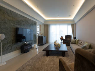 光河吳公館, 璞爵設計Project Design 璞爵設計Project Design Classic style living room