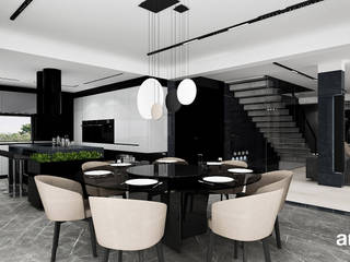REACH FOR THE STARS | II | Projekt kuchni i jadalni, ARTDESIGN architektura wnętrz ARTDESIGN architektura wnętrz Modern dining room