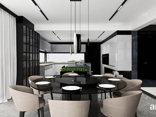 REACH FOR THE STARS | II | Projekt kuchni i jadalni, ARTDESIGN architektura wnętrz ARTDESIGN architektura wnętrz Modern dining room