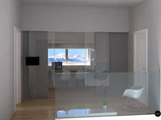 Casa AP, Spazio Tipo Spazio Tipo Moderne Arbeitszimmer Holz Weiß