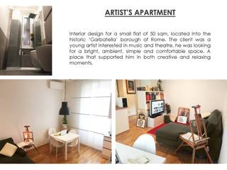 Artist's Apartment, Archit_Studio2 Archit_Studio2 Modern living room