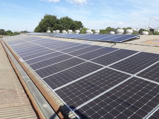 Sistema Gerador de Energia Elétrica por Fonte Solar Fotovoltaica Empresa Sinape Brodowski-SP, Vegasolar Energia Vegasolar Energia Espacios comerciales