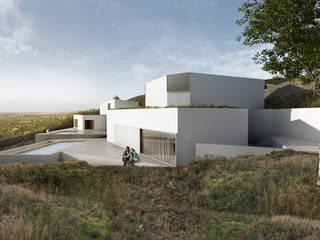 House in Pé do Cerro, Faro, Portugal, AAP - ASSOCIATED ARCHITECTS PARTNERSHIP AAP - ASSOCIATED ARCHITECTS PARTNERSHIP Casas familiares