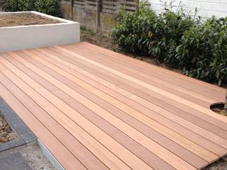 Holzdeck, Grahl Hausmeisterservice GmbH Grahl Hausmeisterservice GmbH Balcon, Veranda & Terrasse classiques Bois massif Multicolore