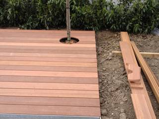 Holzdeck, Grahl Hausmeisterservice GmbH Grahl Hausmeisterservice GmbH Jardin zen Bois massif Multicolore