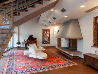 Una villa in città | 350 MQ, Studio d'Arc - Architetti Studio d'Arc - Architetti Classic style living room