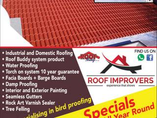 Our work flyer, Roof Improvers Roof Improvers