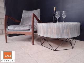 Mesa de Centro, Muebles VaSe Muebles VaSe Modern living room Wood Wood effect Side tables & trays