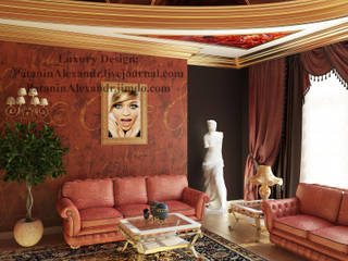 Majlis. Мэджлис., Patanin Luxury Design Patanin Luxury Design Asiatische Wohnzimmer