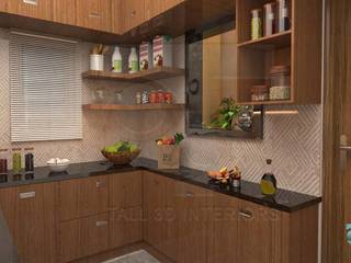 Modular Kitchen Interiors, Tall 3D Interiors Tall 3D Interiors