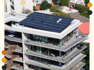 INSTALACIÓN FOTOVOLTAICA - TORRE NUBO, GRUPO SOLAR PROFIT SA DE CV GRUPO SOLAR PROFIT SA DE CV Terrace