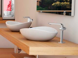 Mezcladoras y Monomandos para baño , HELVEX SA DE CV HELVEX SA DE CV Modern bathroom Copper/Bronze/Brass