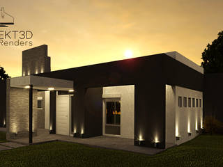 Casa M + P, Estudio B Arquitectura y construcciones Estudio B Arquitectura y construcciones Rumah tinggal Batu Bata