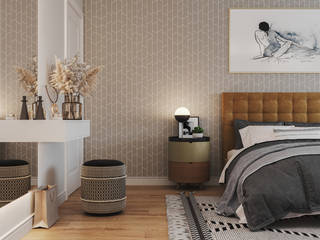 Bedroom in Munich, 3D GROUP 3D GROUP Modern style bedroom