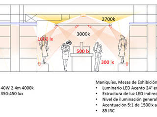 Price Shoes Centro, LightingWorks LightingWorks Commercial spaces