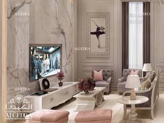 Living room design in Dubai, Algedra Interior Design Algedra Interior Design Salas modernas