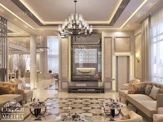 Living room design in Dubai, Algedra Interior Design Algedra Interior Design Salas de estilo moderno