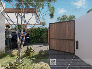 Proyecto M , Visualización 3D Visualización 3D Front garden پتھر