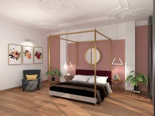 Bedroom, Interiors Dynasty Interiors Dynasty Azjatycka sypialnia