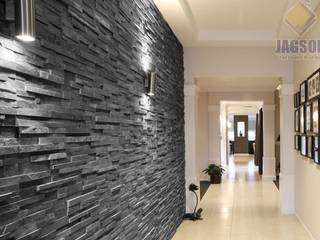 Natural Stone Wall Claddings, Jagson_India Jagson_India Pareti & Pavimenti in stile moderno Ardesia