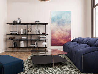 Apartment Rotterdam, Inside Creations Inside Creations Minimalistische Wohnzimmer