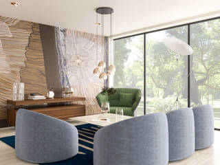 Modern House Hilversum, Inside Creations Inside Creations Minimalistische Wohnzimmer