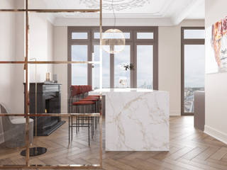 Modern minimalist kitchen, Inside Creations Inside Creations Kitchen Marble