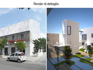 Social Housing Matera, FAD Fucine Architettura Design S.r.l. FAD Fucine Architettura Design S.r.l. Case in stile mediterraneo