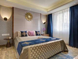 Royal Regalia, Jaipur, Studio BluOra Studio BluOra Modern style bedroom