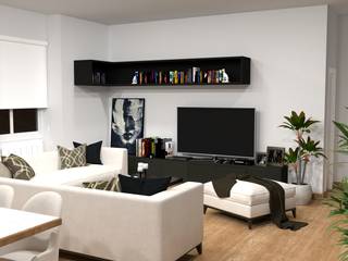 Projeto VML, HPaleari Arquitetura HPaleari Arquitetura Modern living room Wood Wood effect