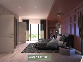 в современный. Автор – FURKAN GEDIK INTERIOR DESIGN & ARCHITECTURE, Модерн