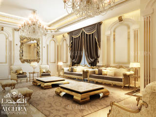 Luxury majlis design in Abu Dhabi, Algedra Interior Design Algedra Interior Design Salas de estilo clásico