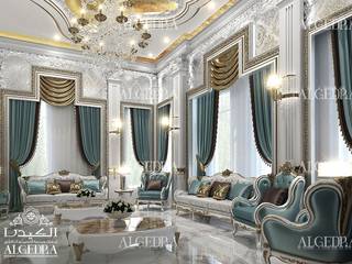 تصميم مجلس فخم في أبوظبي, Algedra Interior Design Algedra Interior Design غرفة المعيشة