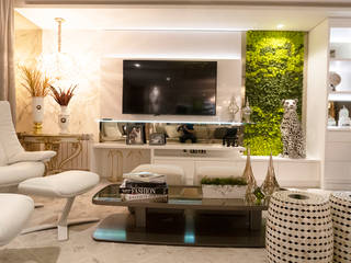 Apto da Borges, Casulo Arquitetura Design Casulo Arquitetura Design Salas de estar modernas