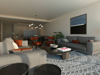 CHAPULTEPEC, bloom render bloom render Modern living room