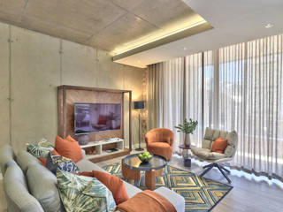 The Signature, Cape Town, Studio Do Cabo Studio Do Cabo Moderne woonkamers