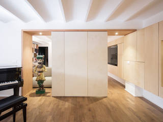 CLT, studioSAL_14 studioSAL_14 Modern Living Room Wood